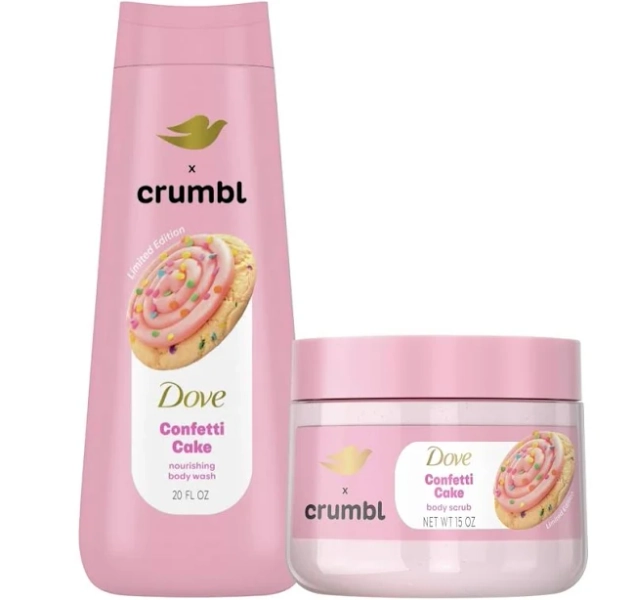 Moisturizing Confetti Cake Body Wash & Scrub Combo 20oz 15oz Limited