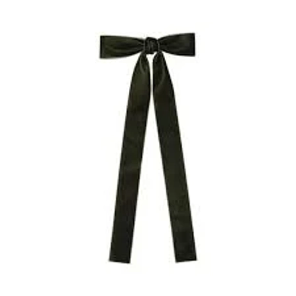 Hairpin long small bow - Green