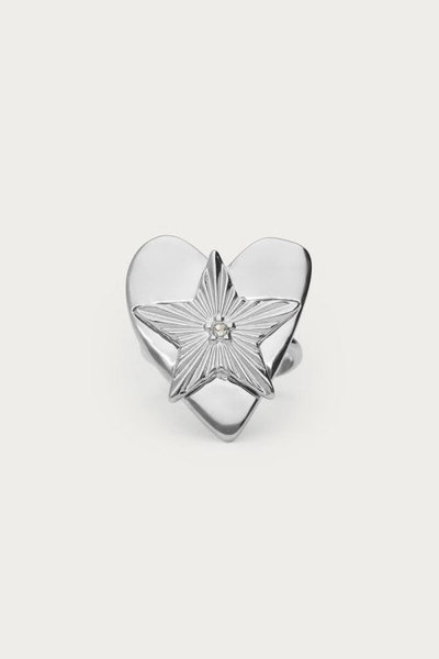 Midnight statement ring hartjes ster | My Jewellery