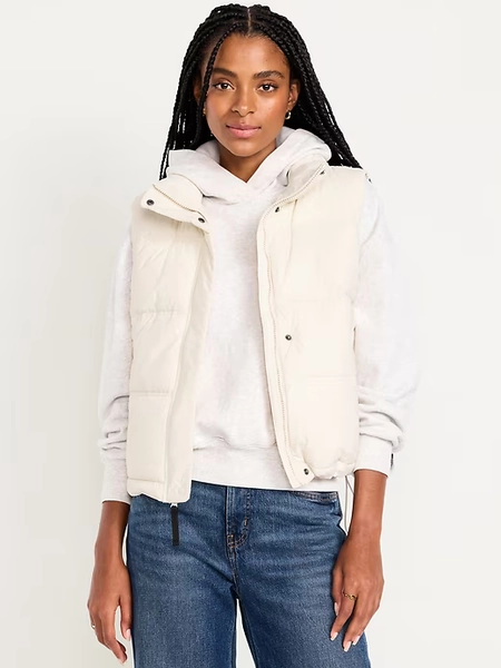Water-Resistant Puffer Vest