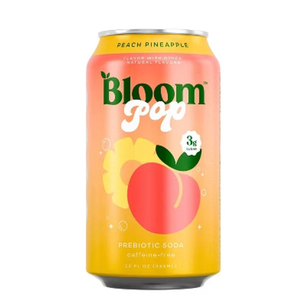 BLOOM Nutrition Pop Peach Pineapple - 12oz Single
