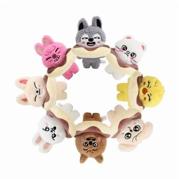 8 PCS Skzoo Plushies Stray Kids Plush Doll for Fans and Friends Soft Stuffed Animal Figure Doll for Fans Kids and Adults Birthday Choice(Style J),