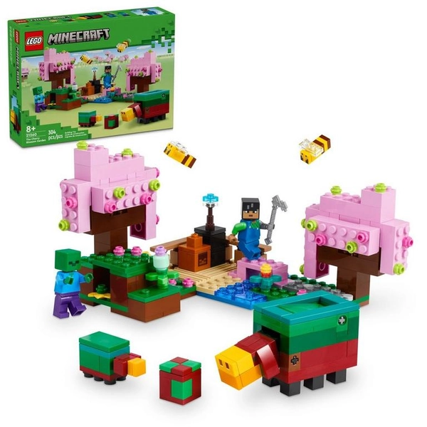 LEGO Minecraft The Cherry Blossom Garden Building Set 21260