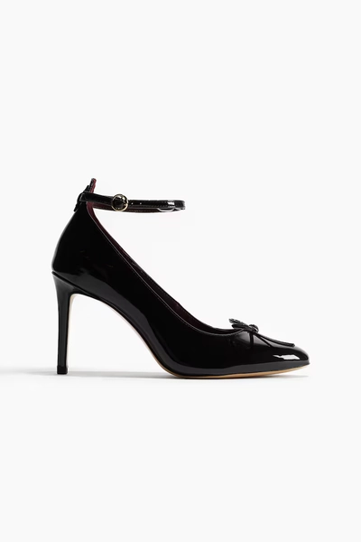 Ballet-style court shoes - Black