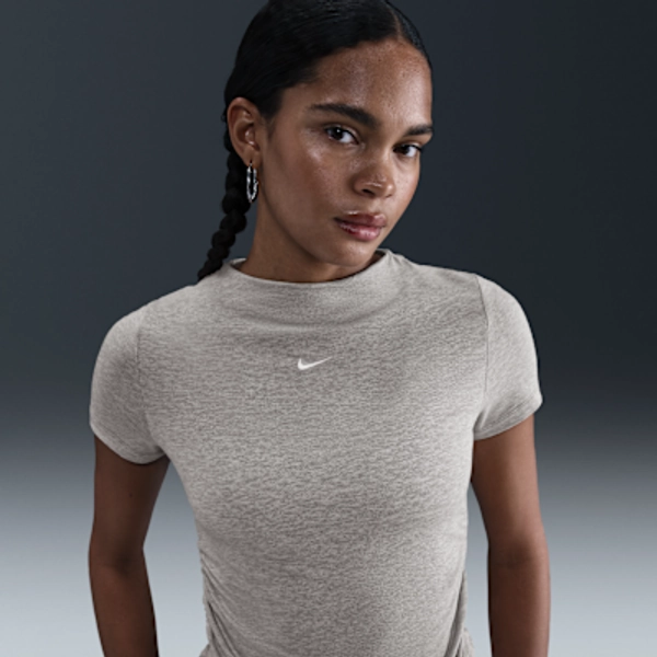 Nike Sportswear Chill Knit Women's Tight Short-Sleeve Mock-Neck Top