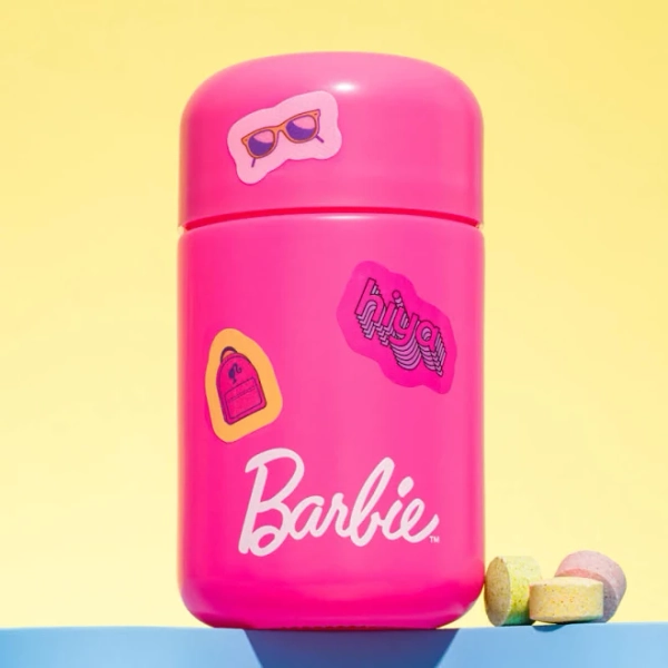 Kids Daily Multivitamin in Barbie Pink | Chewable Multivitamin For Toddlers & Children 2+ | Sugar-Free, No Gummy | Hiya Health