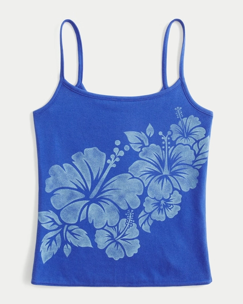 Hollister Callie Reversible Floral Graphic Cami