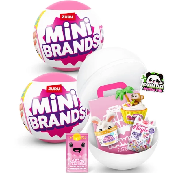 Mini Brands Kawaii Capsule 2 Pack