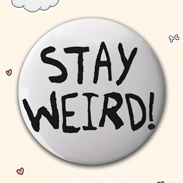 2D Flat Men'S Casual Round Brooch, Anime Cartoon Brooch, Fashionable And Gorgeous Additions, Unisex Badges, Suitable for Fun Gifts Between Family, Classmates, And Friends