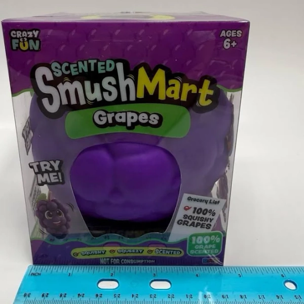 Five Below Smushmart Grape Squishy - New Toys & Collectibles