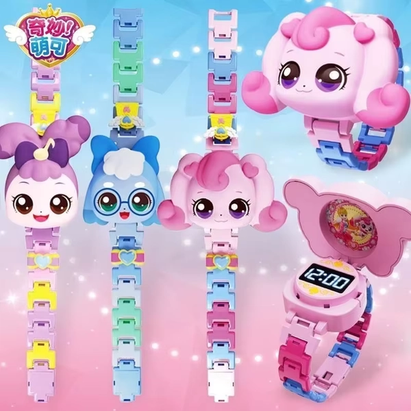 In Stock Catch Teenieping Character Accessories Watch Figure Model Toy Decorate Play House Toy Ornaments Birthday Gift For Kids
