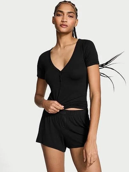 Victoria's Secret Women's Ribbed Modal Pajama Set
