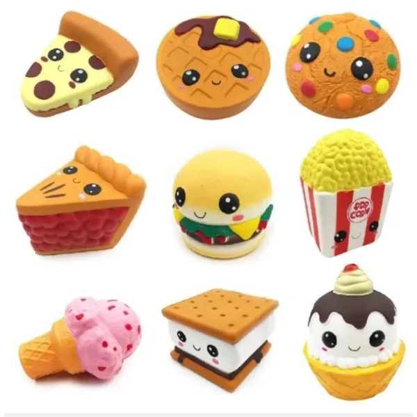 Squishy Sandwich Jumbo Food Squishies Toys Soft Kawaii Slow Rising Squishy Hamburger Cake Ice Cream