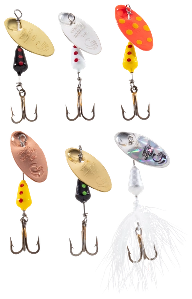 Worden's Vibric Rooster Tail Predator 6-Pack - 1/16 oz.
