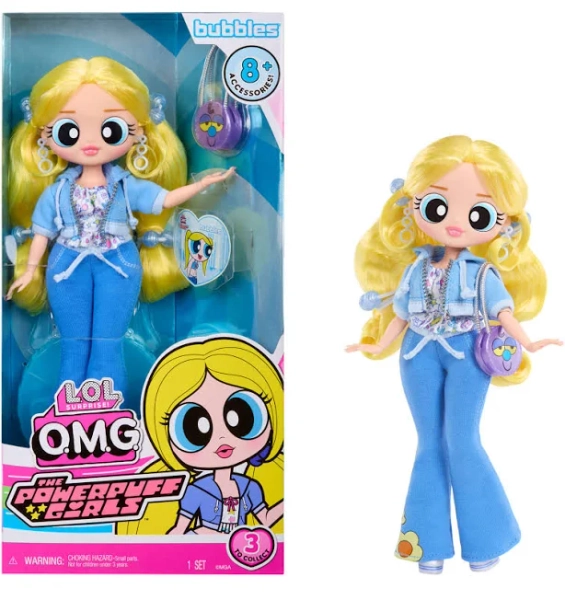 L.O.L. Surprise! OMG The Powerpuff Girls Bubbles Fashion Doll