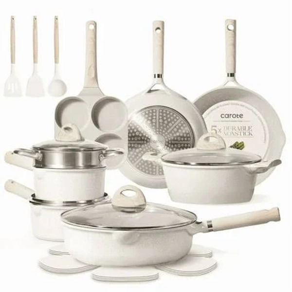 Carote 21pcs Pots and Pans Set