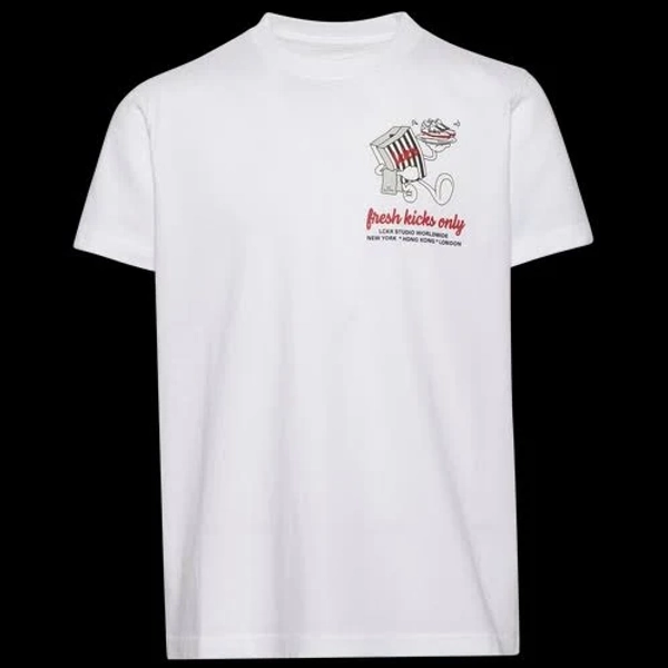 LCKR Boys Iinbit Graphic T-Shirt - Red/White Size XS