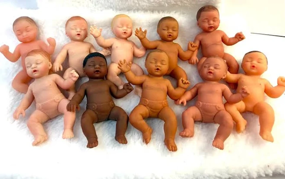 My Mini Baby Zuru series dolls | different skin colors | silicone | doll only | Disney | dollhouse | miniature | gift | cute | popular now