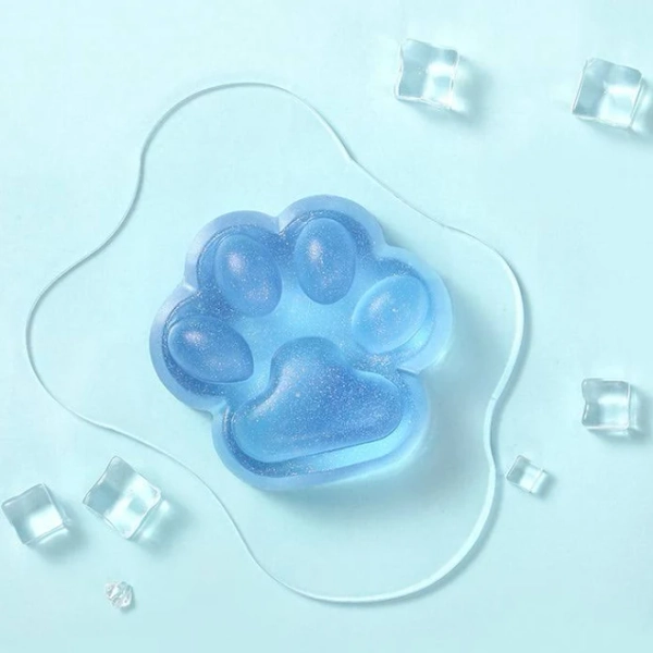 230g Crytal Blue Big Paw Taba Squishy