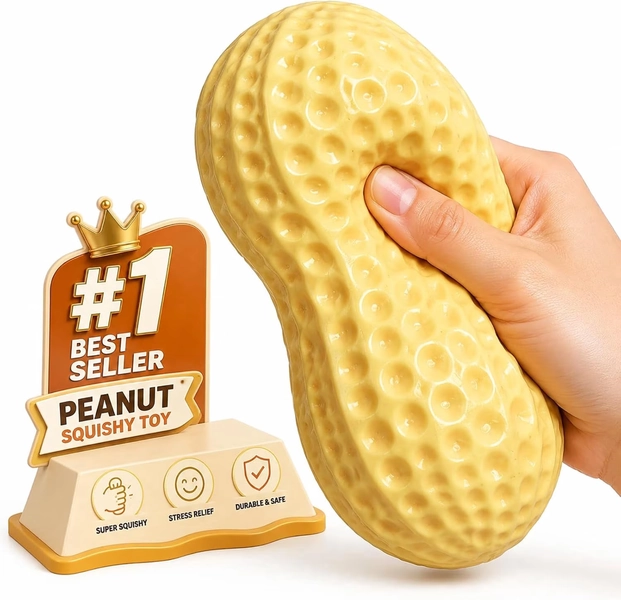 Halloween Christmas Gifts for Ki*ds Under $5,Crunchy Peanut Squishys Squeeze Toys Food-Shaped Stress Relief Squeezy Clay Fidget Ball Slushy Hand Squishies - Walmart.com
