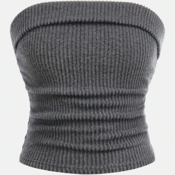 SHEIN Teen Girl Knitted Cropped Cami Top