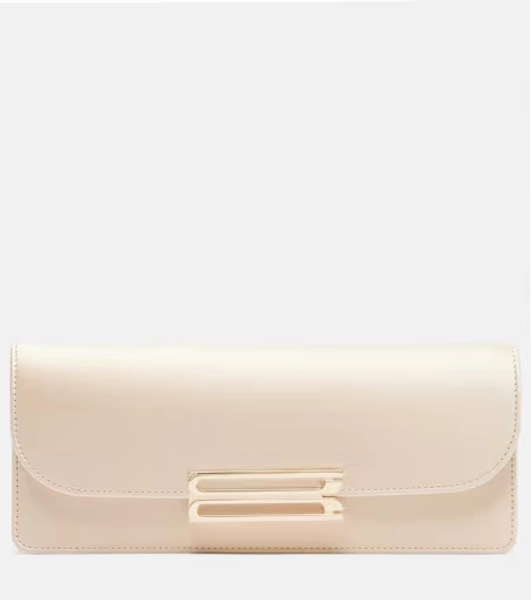 Pochette Dorian East-West en satin