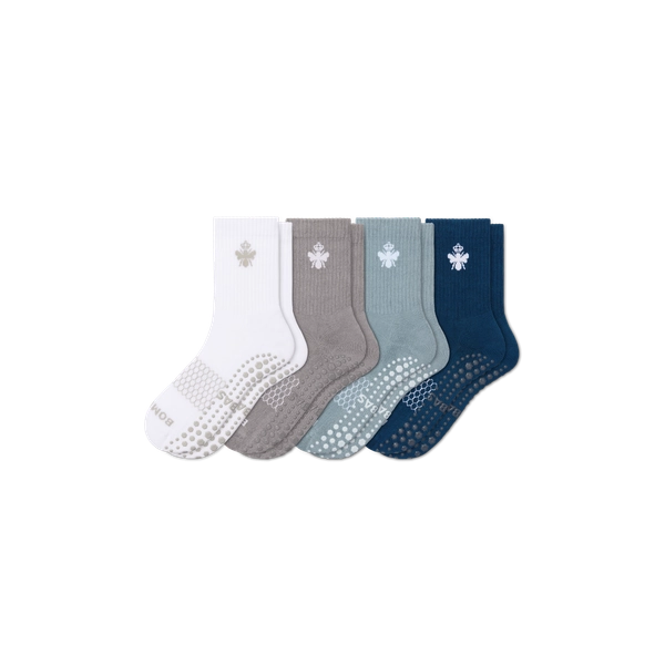 Women's Gripper Half Calf Sock 4-Pack 