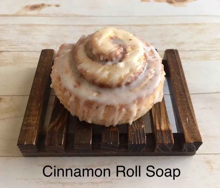 Realistic Cinnamon Roll Soap, Dessert Fake Food Soap