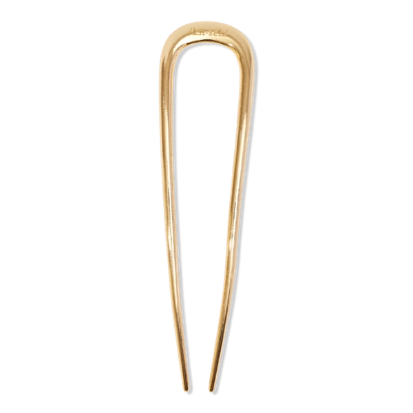 Metal French Hair Pin - Gold