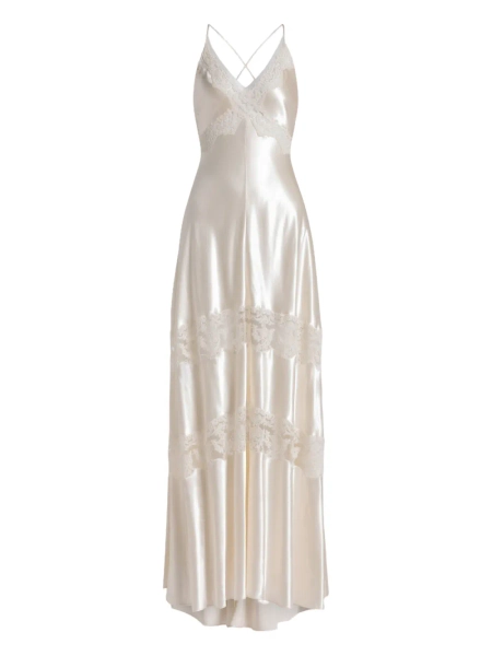 Alberta Ferretti robe courte à empiècements en dentelle | 42