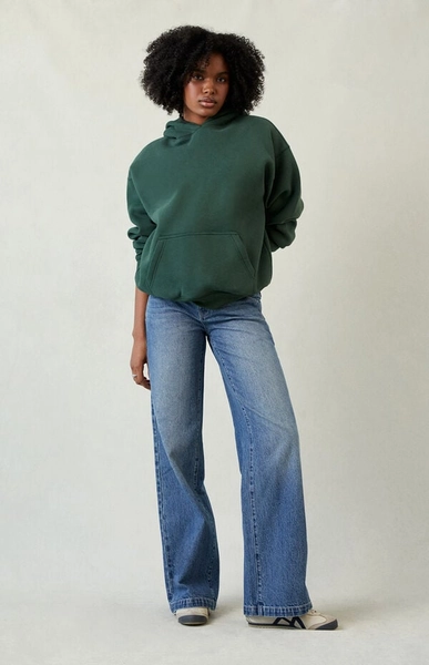 Casey Low Rise Baggy Jeans Indigo