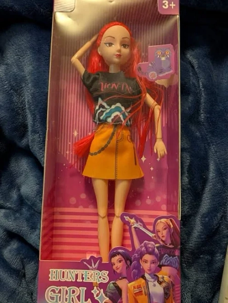 New K-Pop Demon Hunters Mira Barbie Size None Singing Doll | Color: Black/Red | Size: Osg | Holleygotbags's Closet