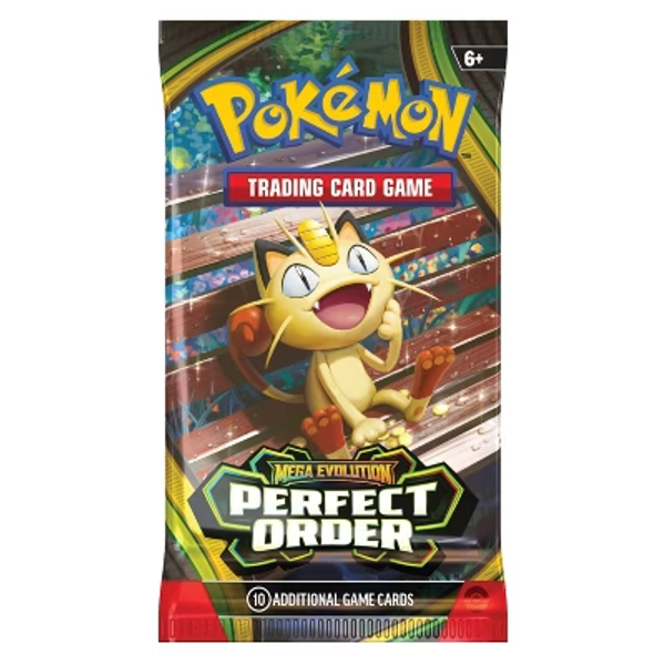 Pokemon ME3 Mega Evolution Perfect Order Booster Pack | Meowth ex