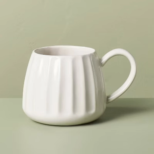 15 fl oz Stoneware Coffee Mug Sour Cream - Hearth & Hand™ with Magnolia