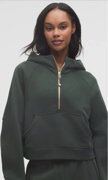 Scuba Oversized Half-Zip Hoodie