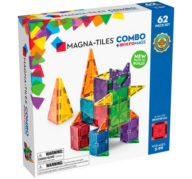Magna-Tiles Combo 62 Piece Set
