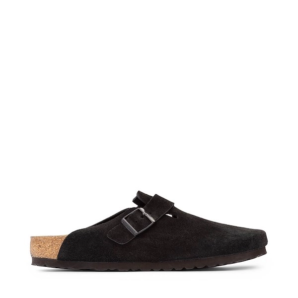 Mens Birkenstock Boston Soft Footbed Clog - Black