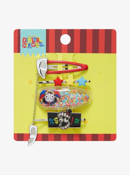 The Amazing Digital Circus Character Hair Clip Set