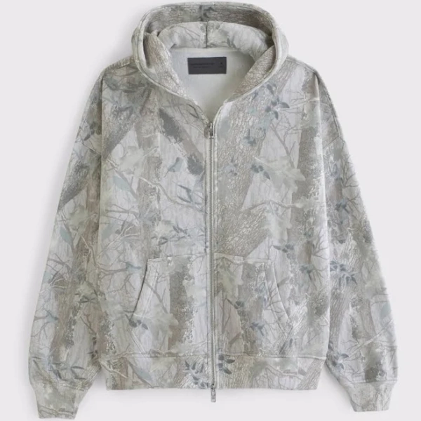 Abercrombie & Fitch Men's Essential Full-Zip Hoodie