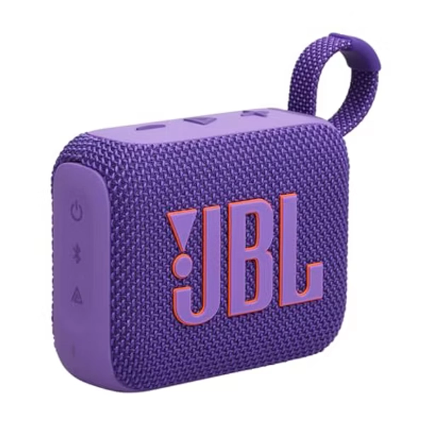 Refurbished: JBL JBLGO4PURAM-Z Go 4 Portable Bluetooth Speaker, Purple - Manufacturer Refurbished