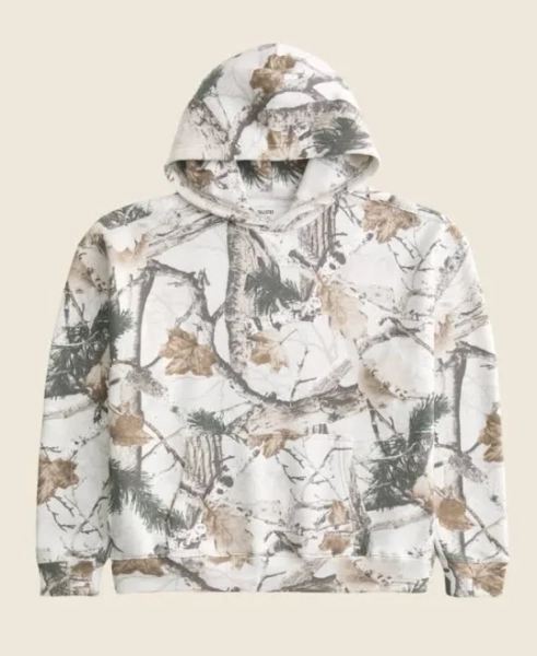 Hollister Men's Boxy Camo Hoodie