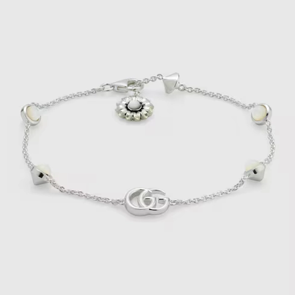 GG Marmont mother of pearl bracelet