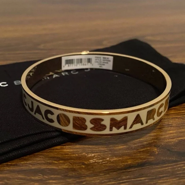 Marc by Marc Jacobs Logo Bangle Bracelet