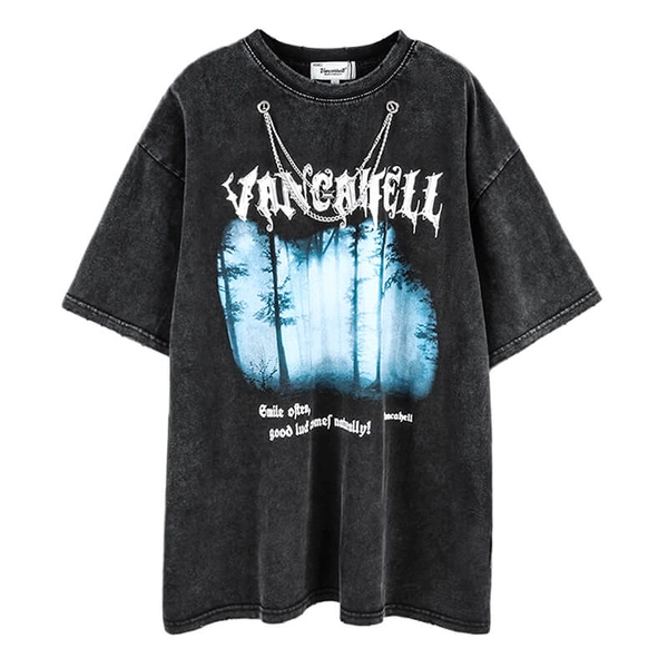 Vintage Washed T-shirt for Men