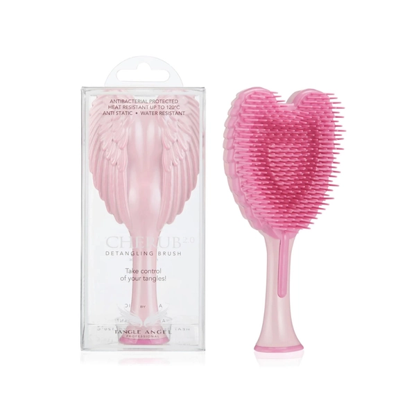 Tangle Angel Cherub 2.0 Detangling Brush - Gloss Pink