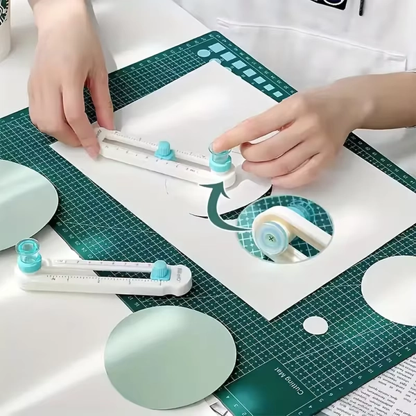 360° Adjustable  Circle Cutter - Precision Scrapbooking Tool for Perfect Circular Paper Cuts - Ideal for Craft Enthusiasts - AliExpress 21