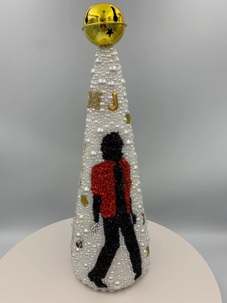 Tribute to Michael Jackson Rhinestone Holiday Decor