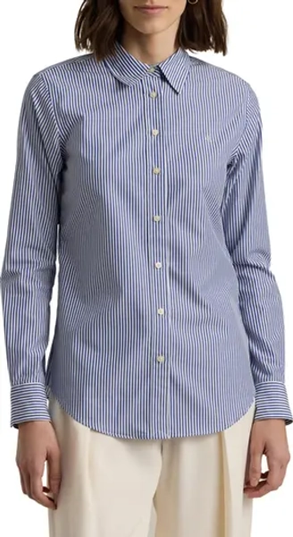 Stripe Easy Care Cotton Shirt