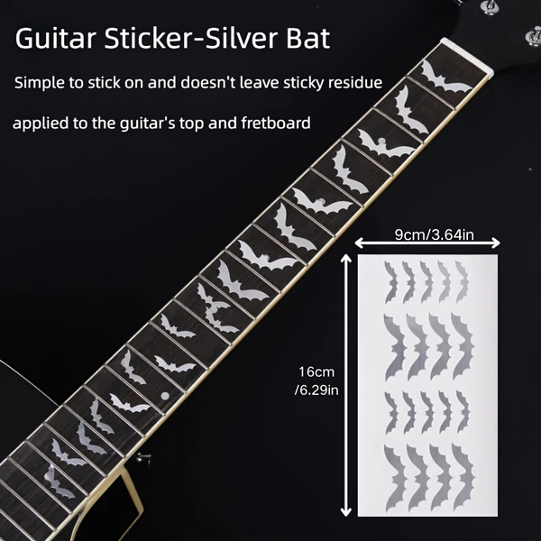 [Instrument's Look Enhancer] Durable ABS Guitar & Ukulele Fretboard Stickers - Enhance Look