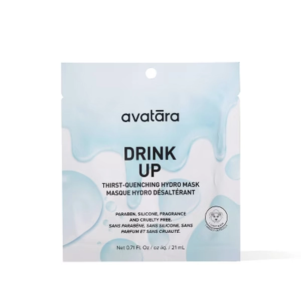 Avatara Drink Up Face Mask - 0.71 fl oz: Moisturizing, Paraben-Free, For Normal to Very Dry Skin